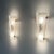 Wall Lamps in Brass & Relief Glass from Hillebrand Leuchten, 1960s, Set of 2 For Sale - Image 9 of 12
