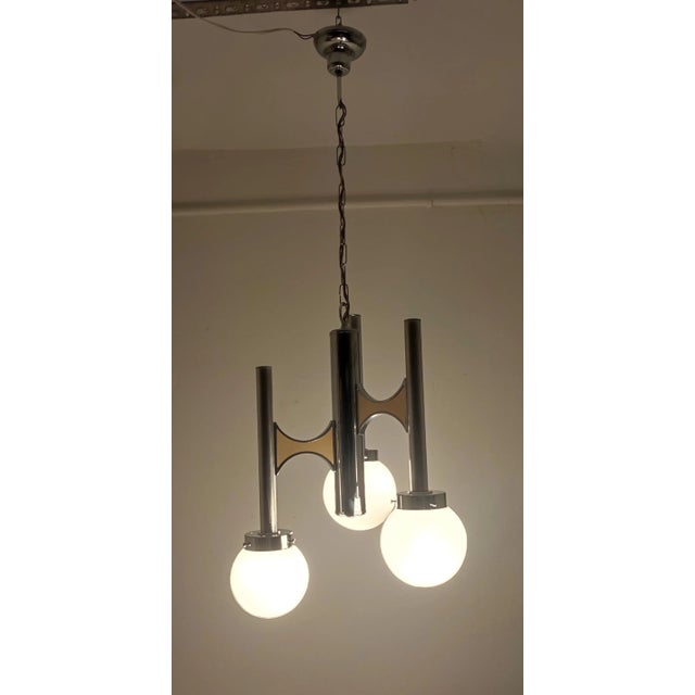 Ceiling Lamp from Sciolari, Italy, 1970s For Sale - Image 12 of 13