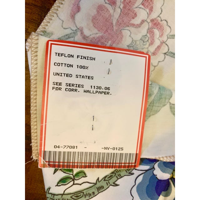 The "Flowering Tree" fabric by Brunschwig & Fils, copyrighted in 1976, is a highly regarded vintage handprint design,...