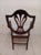 1950s 1950s Bassett Style Antique Mahogany Shield Back Dining Room Chairs Set of 4 For Sale - Image 5 of 7