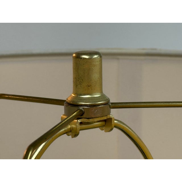 Fine Arts Furniture Co. Late 20th Century Fine Arts Lamps Orchid Ceramic Table Lamp For Sale - Image 4 of 13