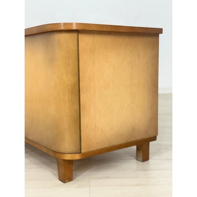 Brown Vintage Sideboard with Drawers For Sale - Image 8 of 11