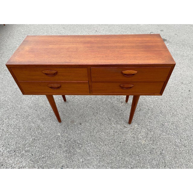 Brown Teak Dresser by Kai Kristiansen for Feldballes Møbelfabrik, 1960s For Sale - Image 8 of 9
