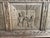 Antique French Carved Oak Bench with Tavern Scene, 1850 For Sale - Image 4 of 18