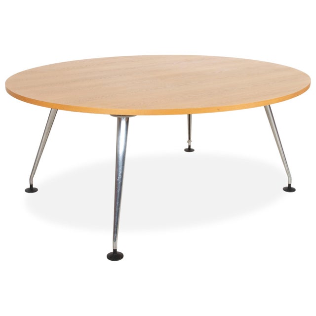 Medamorph Dining Table in Brown Wood and Chrome from Vitra For Sale - Image 11 of 11