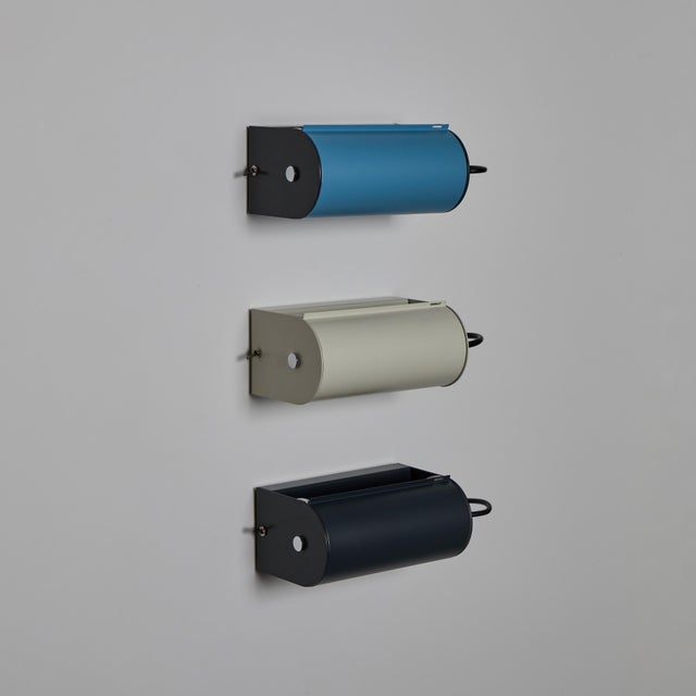 Charlotte Perriand 'Applique Cylindrique Petite' Wall Lamp in Light Blue For Sale - Image 16 of 18