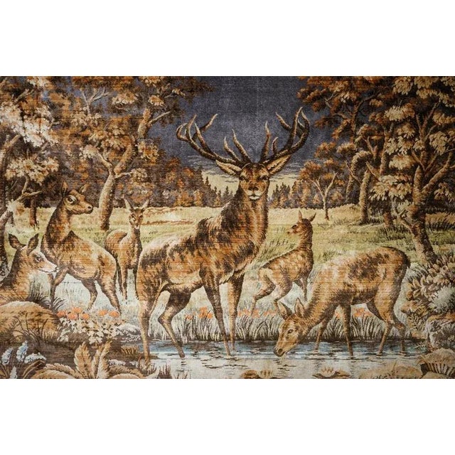 Vintage Woven Wall Tapestry For Sale - Image 12 of 13