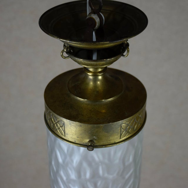 Art Nouveau Ceiling Lamp. Sweden, 1900s For Sale - Image 6 of 7