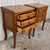 Brown Pair of Louis XVI Style Nightstands With Three Drawers and Cabriole Legs For Sale - Image 8 of 13