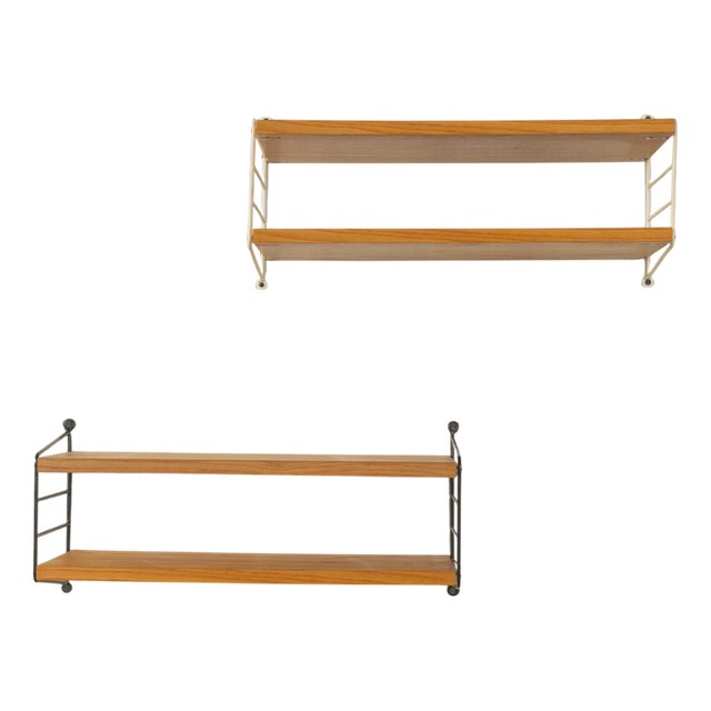 Wall Shelf from Nils Strinning, 1950s, Set of 2 For Sale