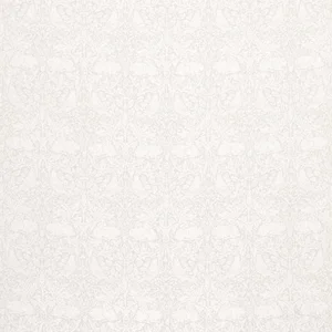 Morris & Co Pure Brer Rabbit Weave Fabric in Linen