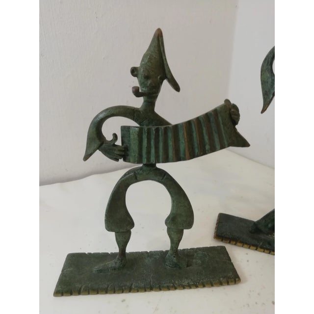 Vintage Brass Band, Italy, 1950s, Set of 3 For Sale - Image 6 of 9