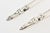 Tribal Hand Wrought Sculptural Silver Plate Salad Servers Signed Acme Bates, Canada 1980's For Sale - Image 3 of 10