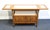 Unique Furniture Solid Oak Southwestern Mediterranean 64" Drop Leaf Server Buffet 5562 - American Fiesta Finish For Sale In Kansas City - Image 6 of 16