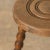 Brown 1950s Tall French Wood Tripod Stool For Sale - Image 8 of 9
