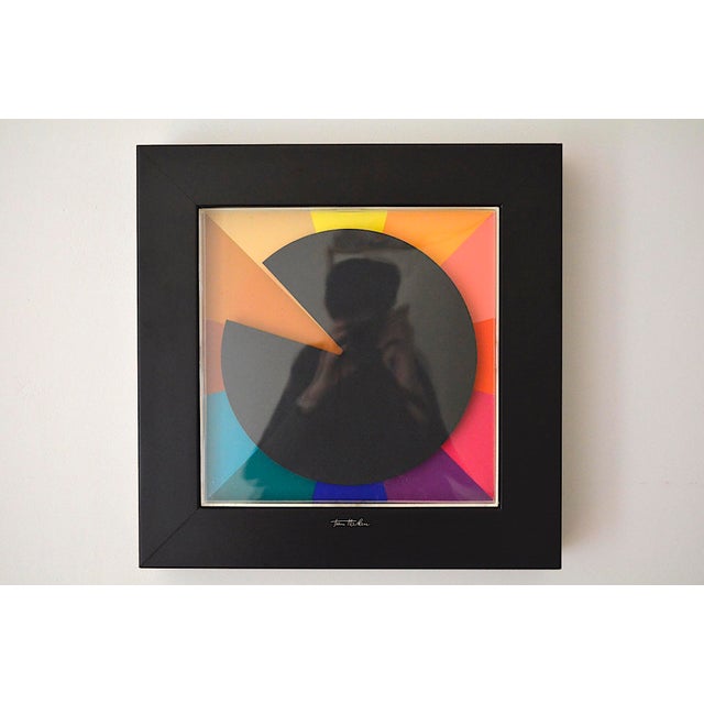 Postmodern Color-Changing Wall Clock from Tian Harlan, 1970s For Sale - Image 3 of 10