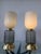 Metal Murano Glass and Brass Lamps, 1990s, Set of 2 For Sale - Image 7 of 14