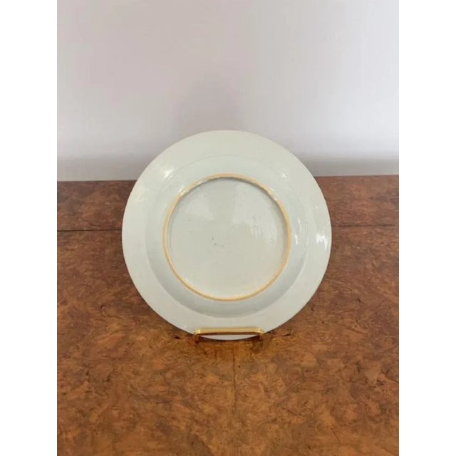 Lovely antique Chinese Famille Rose porcelain plate having a quality antique Chinese Famille Rose porcelain plate hand...