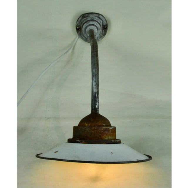 Outdoor Metal Focus White Iron, 1940s For Sale - Image 10 of 11