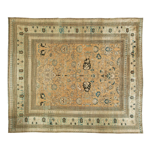 Fine Antique Persian Khorassan Handmade Wool Carpet