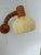 1980s Swedish Wall Lamp in Pine Wood with Yellow and White Fabric Shade, 1980s For Sale - Image 5 of 18