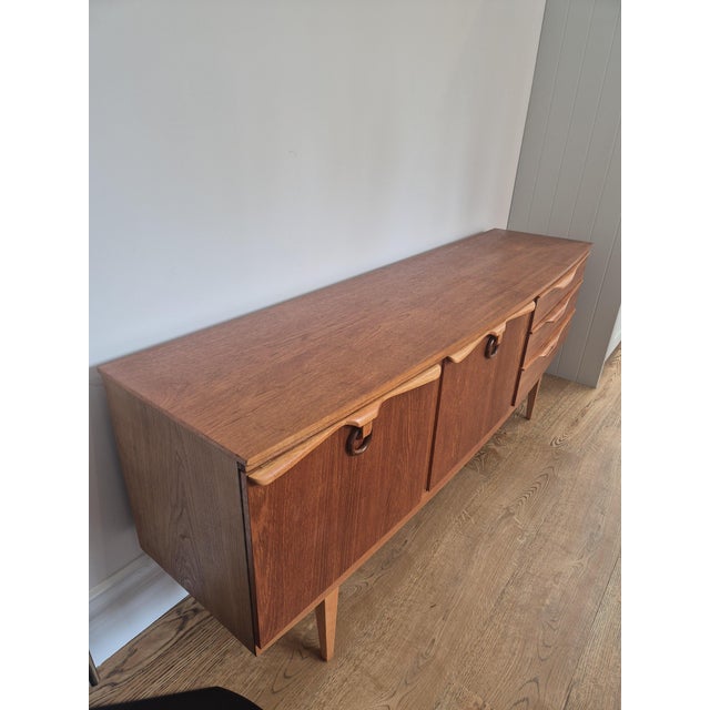 Brown Mid-Century Teak Sideboard Cabinet from Beautility, 1960s For Sale - Image 8 of 18