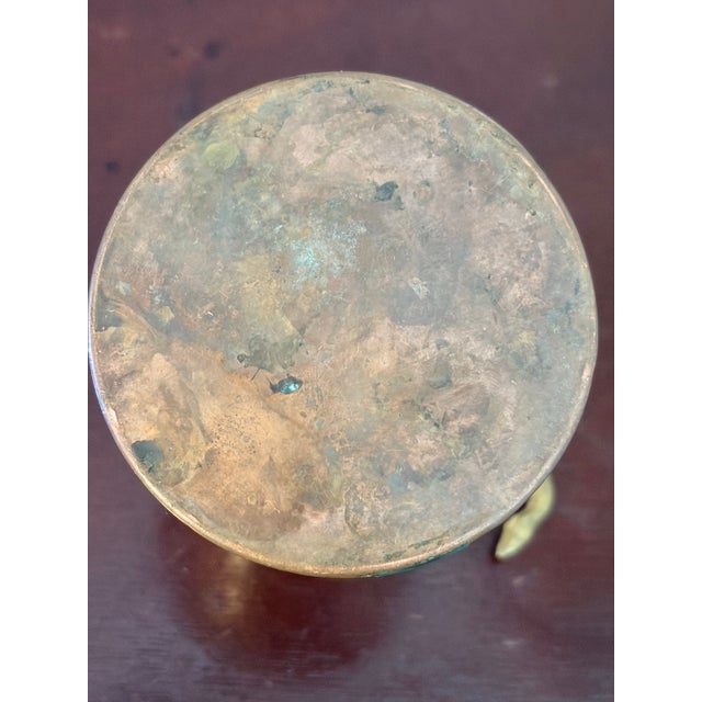 Antique Cooper Fire Cauldron For Sale - Image 9 of 10