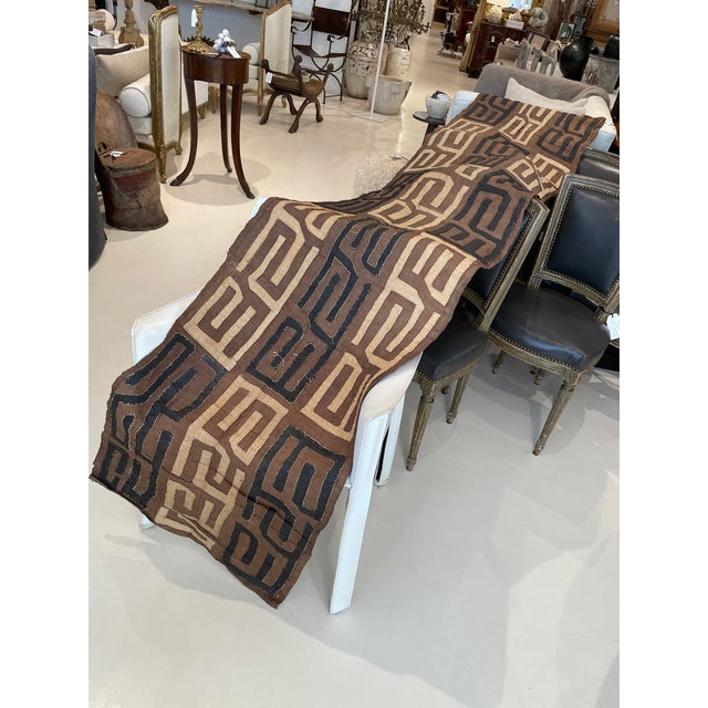 Early 20th Century African Kuba Cloth Long Runner For Sale - Image 5 of 5