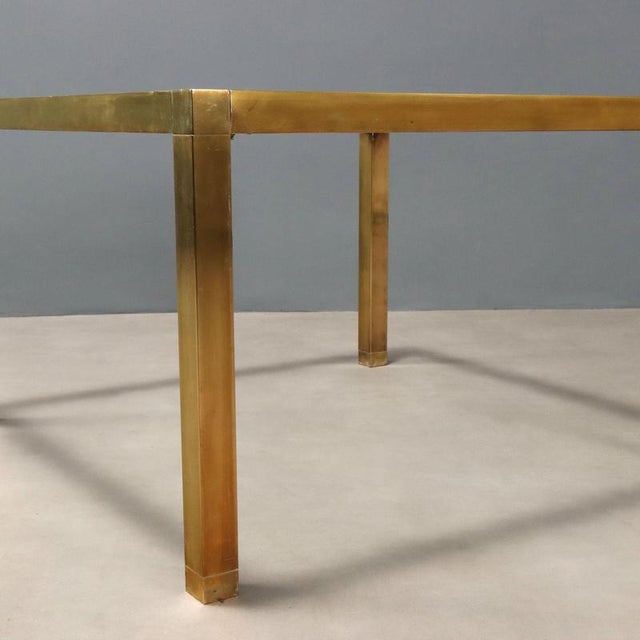 Vintage Coffee Table in Glass, 1980s For Sale - Image 4 of 9