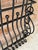 Mid 20th Century Mid-20th Century Hand-Forged Iron Window Grilles With Sculptural Scrollwork-Pair For Sale - Image 5 of 12