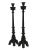 Neo-Gothic Iron Altar Candlesticks, 1900, Set of 2 For Sale - Image 3 of 6