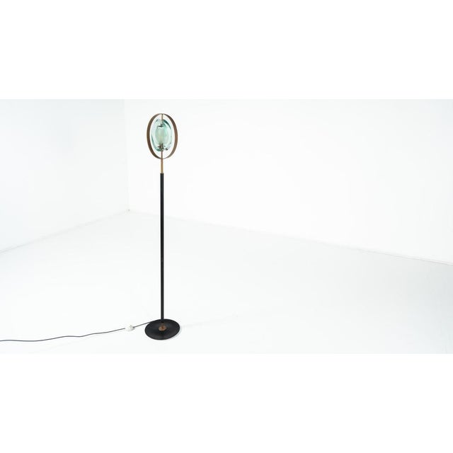Gold Model 2020 Floor Lamp attributed to Max Ingrand for Fontana Arte, Italy, 1960 For Sale - Image 8 of 14