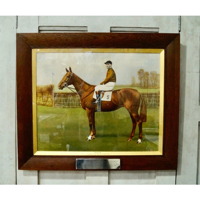 Residue, Sandown Park Imperial Cup, Oak Frame For Sale - Image 10 of 10
