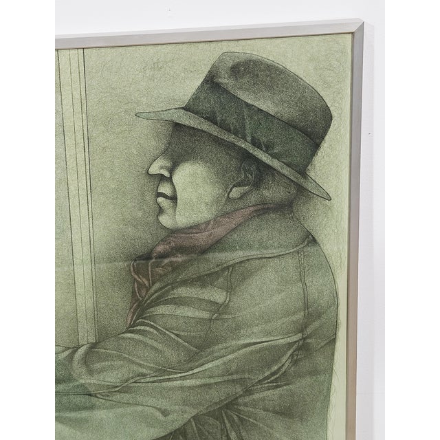 Bruno Bruni, Hinter dem Vorhang, 1979, Lithograph, Framed For Sale - Image 12 of 17