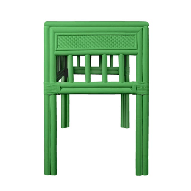 Contemporary Colony Desk, Bright Green For Sale - Image 3 of 9