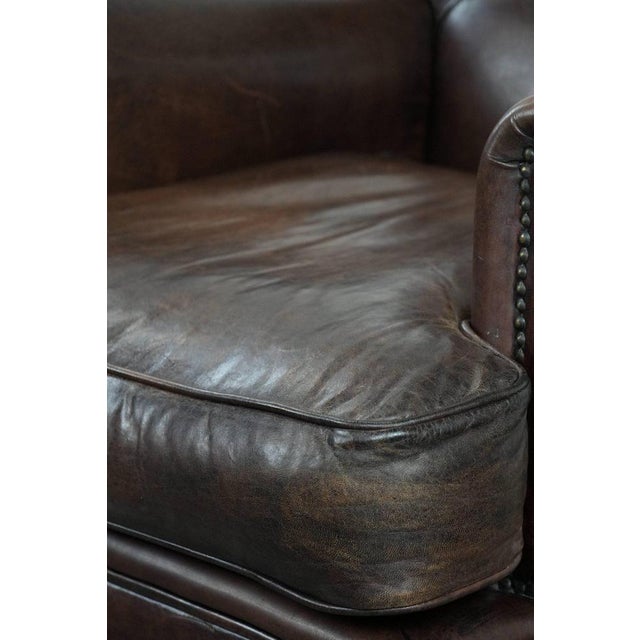 Club Chair in Sheepskin Leather For Sale - Image 14 of 15