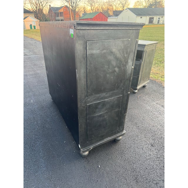 Restoration Hardware Vintage Metal Dresser Restoration Hardware For Sale - Image 4 of 4
