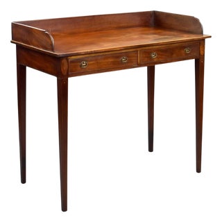 Edwardian Mahogany Inlaid Hall Table, 1900 For Sale