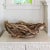 Folk Art Driftwood Boat Shaped Basket Bowl For Sale - Image 12 of 13