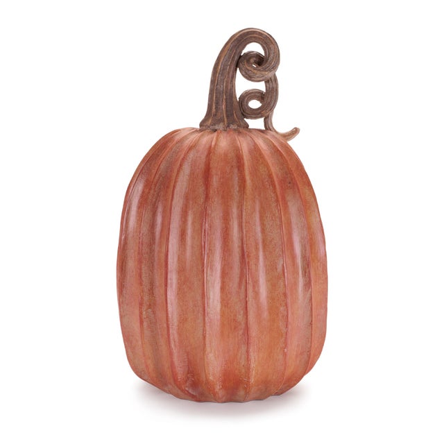 Kenneth Ludwig Chicago Decorative Harvest Pumpkin (Set of 3) For Sale - Image 4 of 6