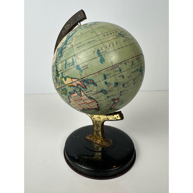 Vintage English Globe from Reliable Series, 1950s For Sale - Image 3 of 8