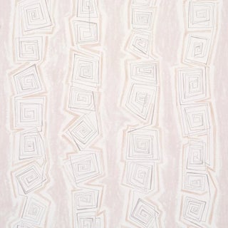 Schumacher X Backdrop Taboo Wallpaper in Fog For Sale