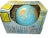 Champagne George F. Cram Company 12 World Globe Blue Ocean 12" Tabletop Globe, Champagne Base For Sale - Image 8 of 9