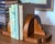 Pair of wooden shop class bookends, likely mahogany or cherry. Charming scalloped and curved design Most items found at...