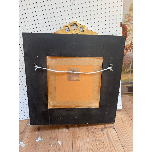 Italian LaBarge Gilt Swag Mirror For Sale - Image 17 of 17