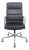 EA-219 Office Chair in Grey Leather by Charles Eames For Sale
