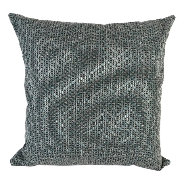 Panera Peacock by Osborne and Little Decorative Pillow (21x21) For Sale