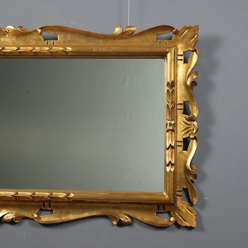 Mirror in Carved and Gilded Fir Wood For Sale - Image 5 of 10