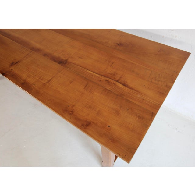 Vintage Cherrywood Dining Table For Sale - Image 11 of 18