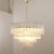 1990s Large Murano Glass Crystal Tronchi Suspension Chandelier, Italy, 1990s For Sale - Image 5 of 13